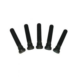 Moroso Wheel Stud 14 mm x 1.50 Thread 3 in Long 0.625 in Knurl Steel Bl