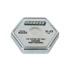 Moroso Radiator Cap Racing 31.33 lb Hexagon Steel Spring Fit Standard S
