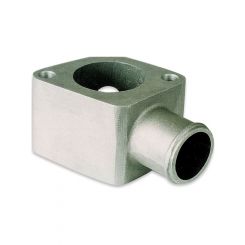 Moroso Water Neck Manifold 2-5/16 in Tall Water Hose x 1/2 in NPT Femal