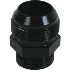 Moroso Fitting Adapter Straight 16 AN Male O-Ring to 20 AN Male Aluminu
