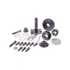 Moroso Crank Mandrel Drive Kit 4 in Long Mandrel Gilmer / V Belt Pulley