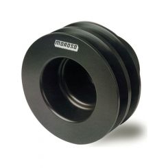 Moroso Crankshaft Pulley V-Belt 2 Groove 4.000 in Diameter Billet Alumi