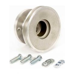 Moroso Crankshaft Pulley V-Belt 1 Groove 5.000 in Diameter Aluminum Nat