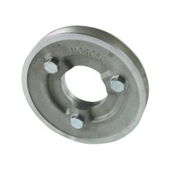 Moroso Crankshaft Pulley V-Belt 1 Groove 5.250 in Diameter Aluminum Nat