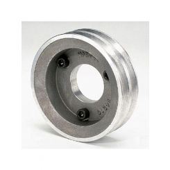 Moroso Crankshaft Pulley V-Belt 2 Groove 5.375 in Diameter Aluminum Nat