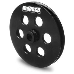 Moroso Power Steering Pulley V-Belt 1 Groove Press-On 6.000 in Diameter