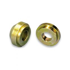 Moroso Throttle Linkage Bushing 2 Piece 1/2 in OD Steel Cadmium Holley