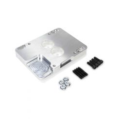 Moroso Carburetor Adapter 1 in Thick 2 Hole Holley 2-Barrel to Square B