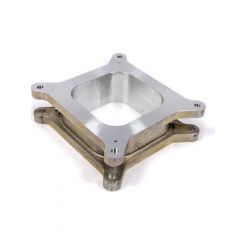 Moroso Carburetor Spacer 2 in Thick Open Square Bore Cast Aluminum