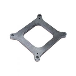 Moroso Carburetor Spacer 1/2 in Thick Open Square Bore Billet Aluminum