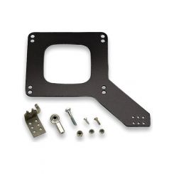 Moroso Throttle Cable Bracket 1/8 in Thick Aluminum Black Anodize Morse