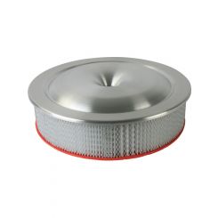 Moroso Air Cleaner Assembly 16 in Round 2-1/2 in Tall 7-5/16 in Carb Fl