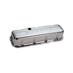 Moroso Valve Cover Tall Baffled Moroso Logo Steel Chrome Big Block Chev