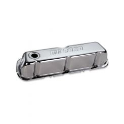 Moroso Valve Cover Tall Baffled Moroso Logo Steel Chrome Small Block Fo
