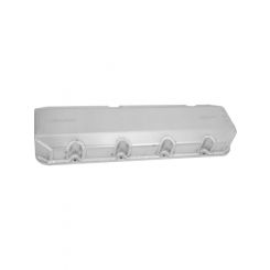 Moroso Valve Cover Stock Height Billet Rail Fabricated Aluminum Natural