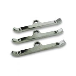 Moroso Valve Cover Hold Down Tabs Steel Chrome Small Block Mopar Set of