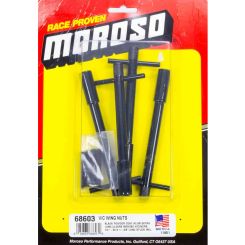 Moroso Valve Cover Fastener Stud 1/4-20 in Thread 1.375 in Long Wing Nu