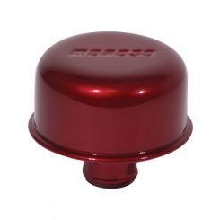 Moroso Breather Push-In Round 1-1/4 in Hole Moroso Logo Aluminum Red Po