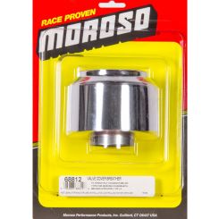 Moroso Breather Clamp-On Round 1-1/2 in OD Tube Reusable Half Shielded