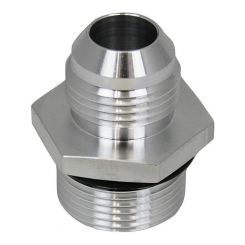 Moroso Fitting Adapter Straight 1-1/4-12 in Thread to 12 AN Aluminum Cl