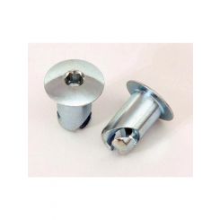 Moroso Quick Turn Fastener Oval Head Hex 7/16 x 0.400 in Body Steel Zin