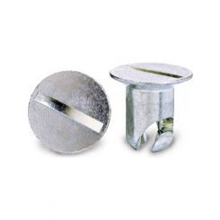 Moroso Quick Turn Fastener Flush Head Slotted 0.500 in Body Steel Zinc