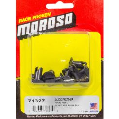 Moroso Quick Turn Fastener Oval Head Slotted 5/16 x 0.450 in Body Alumi