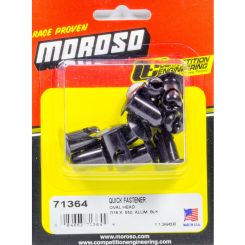 Moroso Quick Turn Fastener Oval Head Slotted 7/16 x 0.550 in Body Alumi