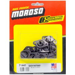 Moroso Quick Turn Fastener Self Ejecting Flush Head Slotted 5/16 x 0.40