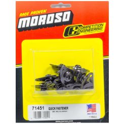 Moroso Quick Turn Fastener Self Ejecting Flush Head Slotted 5/16 x 0.45