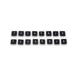 Moroso Shrink Sleeve Tubing Numbered 1-8 Black Spark Plug Wire Set of 16