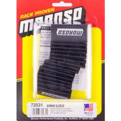 Moroso Shrink Sleeve Tubing - Black - Spark Plug Wire - Set of 18