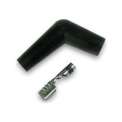 Moroso Boot / Terminal Kit Spark Plug Blue Max 8 mm Black 135 Degree So