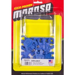 Moroso Spark Plug Wire Loom Super Loom Valve Cover Mount 7-9 mm Blue /
