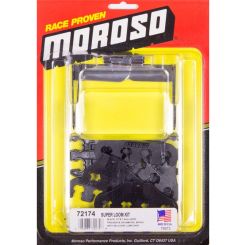 Moroso Spark Plug Wire Loom Super Loom Valve Cover Mount 7-9 mm Black /