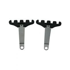 Moroso Spark Plug Wire Loom 4 Wire Valve Cover Mount 7-9 mm Black / Chr