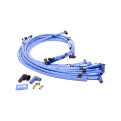 Moroso Spark Plug Wire Set Blue Max Spiral Core 8 mm Blue 90 Degree Plu