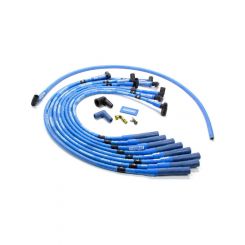 Moroso Spark Plug Wire Set Blue Max Spiral Core 8 mm Blue Straight Plug