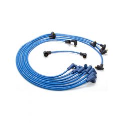 Moroso Spark Plug Wire Set Blue Max Spiral Core 8 mm Blue 90 Degree Plu