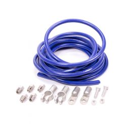 Moroso Battery Cable 2 Gauge 20 ft 4 Terminals Copper Blue Kit