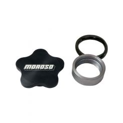 Moroso Bung and Cap Kit 2.600 in OD 1.375-12 in Thread Weld-On Aluminum