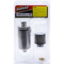Moroso Breather Tank 3-1/8 in Diameter x 11-1/2 in Tall 3/8 in NPT Fema