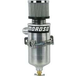 Moroso Breather Tank 3-1/8 in Diameter x 11-1/2 in Tall 12 AN Male Inle