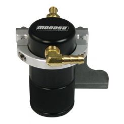 Moroso Air-Oil Separator Aluminum Black Anodized Edelbrock Supercharged