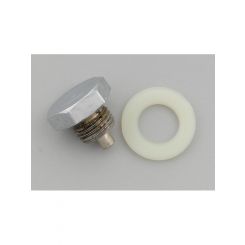 Moroso Drain Plug 1/2-20 in Thread 3/4 in Hex Head Nylon Washer Magneti