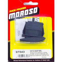 Moroso Rocker Switch On / Off 20 amp 12V Lighted Moroso Panels