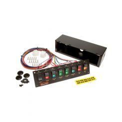 Painless Wiring Switch Panel Bar Mount 10-3/4 x 3 in 1 Momentary Rocker