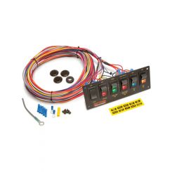 Painless Wiring Switch Panel Dash Mount 8-3/4 x 3 in 1 Momentary Rocker