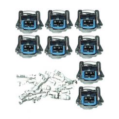 Painless Wiring Fuel Injector Connectors EV1 / Minitmer Style Set of 8