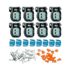 Painless Wiring Fuel Injector Connectors - EV6 / USCar Style - Set of 8